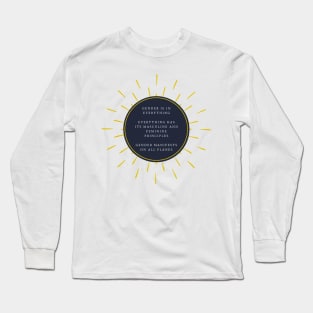 The principle of gender Long Sleeve T-Shirt